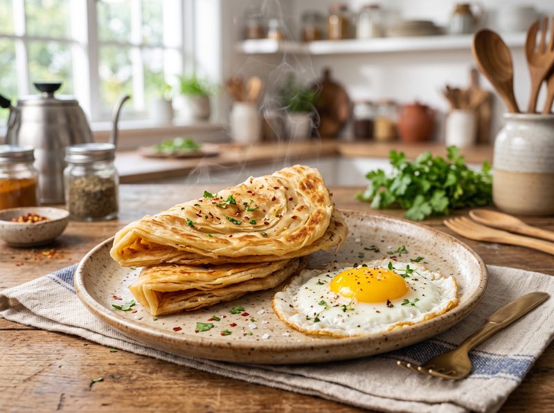 Egg + Paratha (2 pcs)